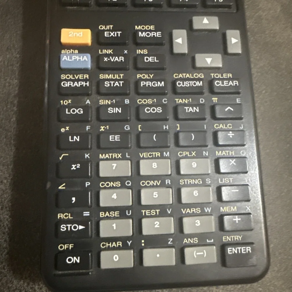 Vintage Texas Instruments TI-85 Graphing Calculator‎ Slide Cover Tested, Works